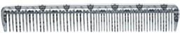 PEGASUS Silver Trimmer Cutting Comb 7.3&quot;