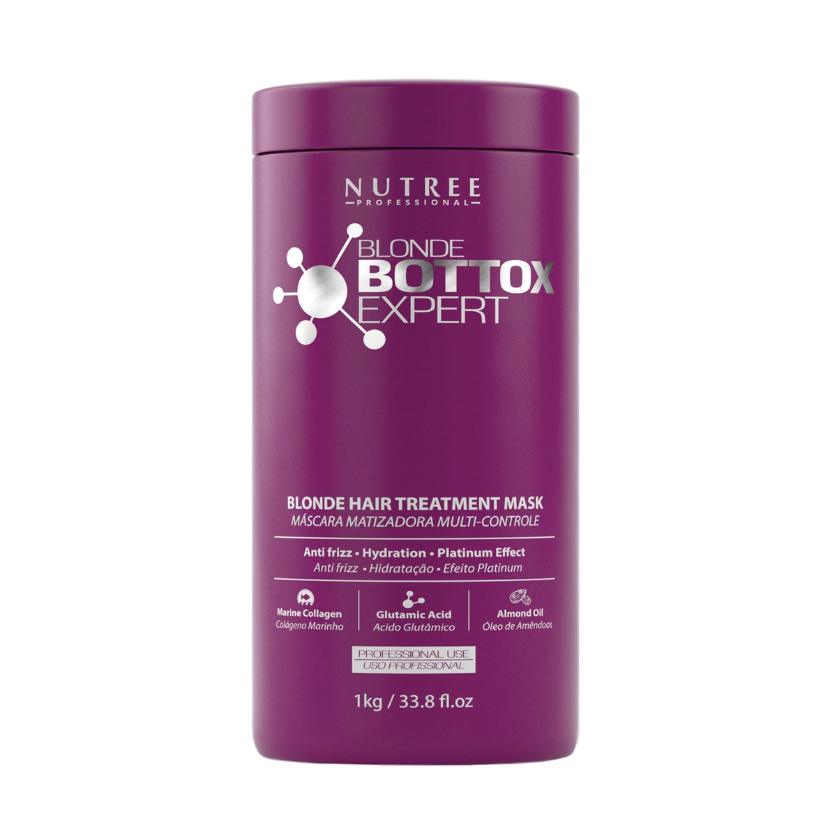 NUTREE Hair Botox Blond Hair Treatment Mask Ltr
