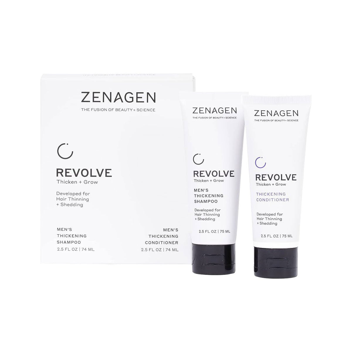 ZENAGEN Men's Revolve Duo Shampoo and Conditioner (75ml)