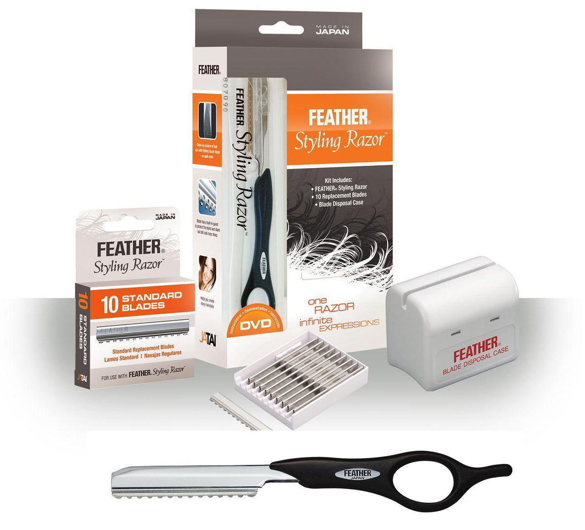 Kit de maquinilla de afeitar con soporte de plumas F1-80-200