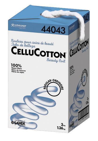 CelluCotton 100% Rayon Beauty Coil 3lbs/Box