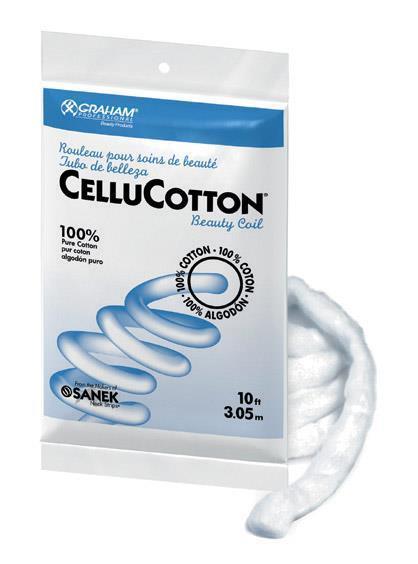 CelluCotton Bobina 100% algodón de 10 pulgadas por bolsa