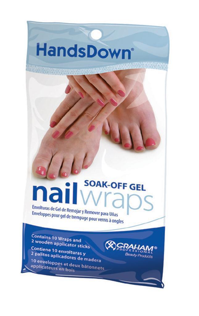 Graham Handsdown Soak-Off Gel Nail Wraps 10/Pk