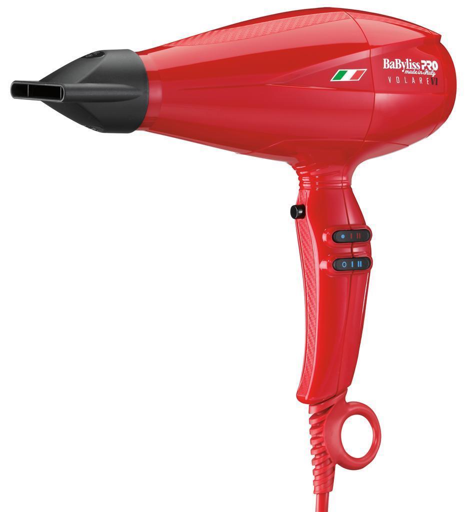 Secador de pelo Babyliss Nano-titanio Iónico FERRARI Rojo
