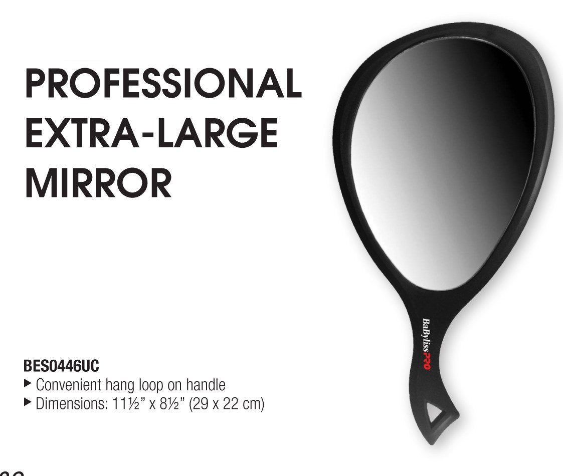 Oval Mirror Extra Large Black