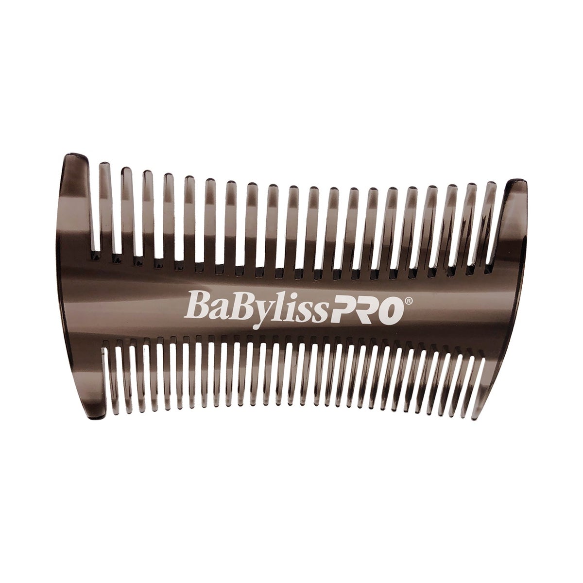 Babylisspro 2-in-1 Beard &amp; Moustache Comb, 2-11/16 Inch, Black