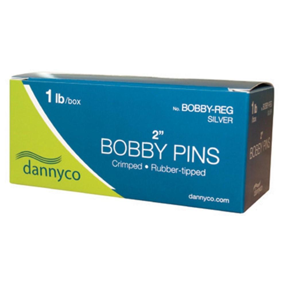 Silver Crimped Bobby Pins
