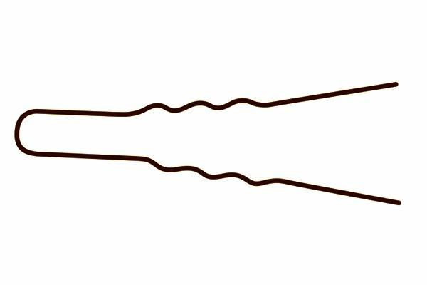 Brown Crimped Bobby Pins, 1 3/4 Inch, 1/2lb BESPIN134BRUColor Charm