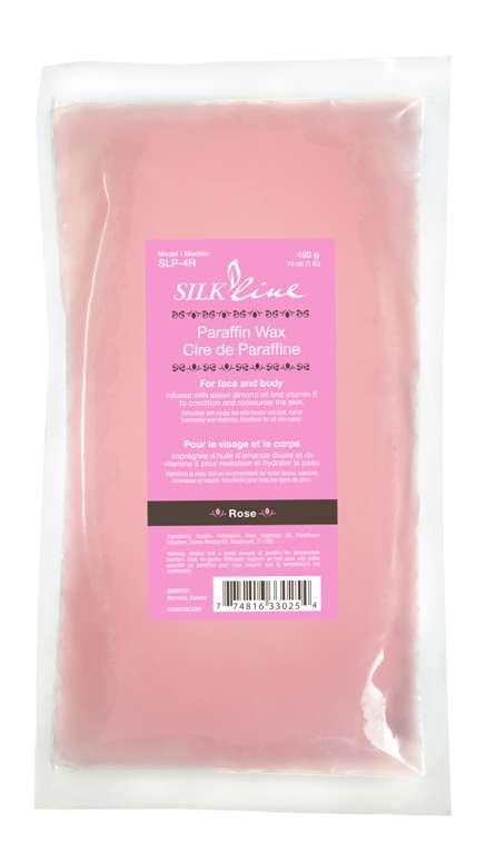 Silkline Rose Paraffin Wax 450g FP