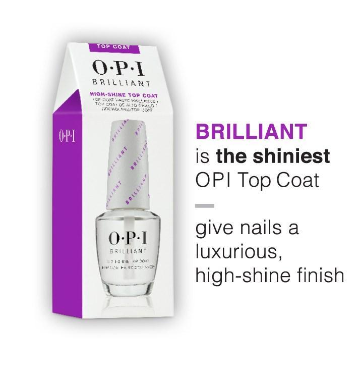 OPI Brilliant - Top Coat, Nails