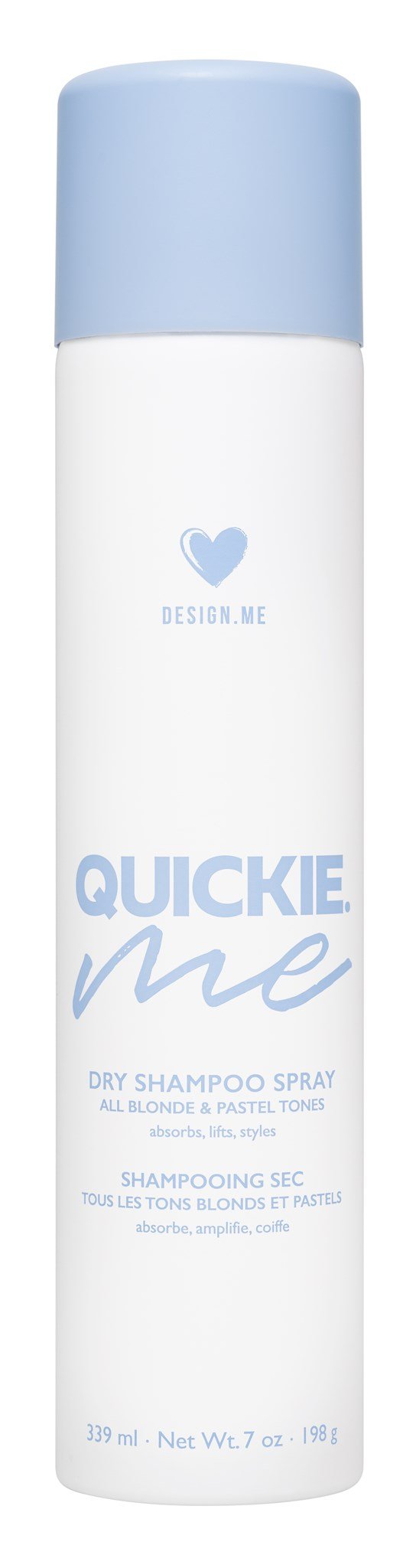 DesignMe Quickie Me Champú Seco Spray Tonos Claros 330ml (RUBIO)