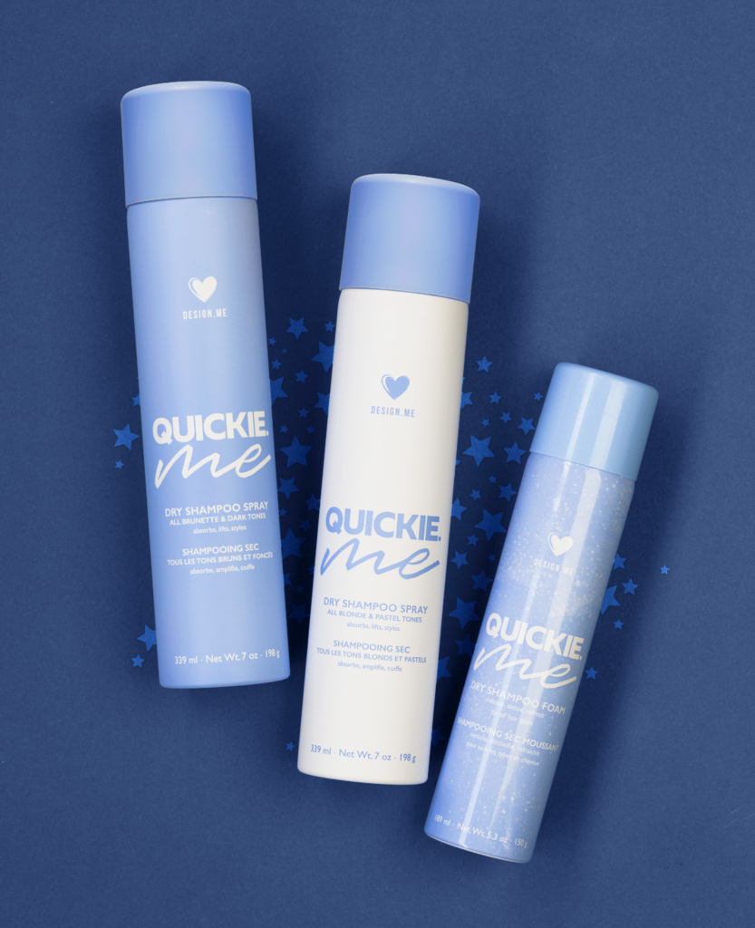 DesignMe Quickie Me Dry Shampoo Spray Light Tones 330ml (BLONDE)