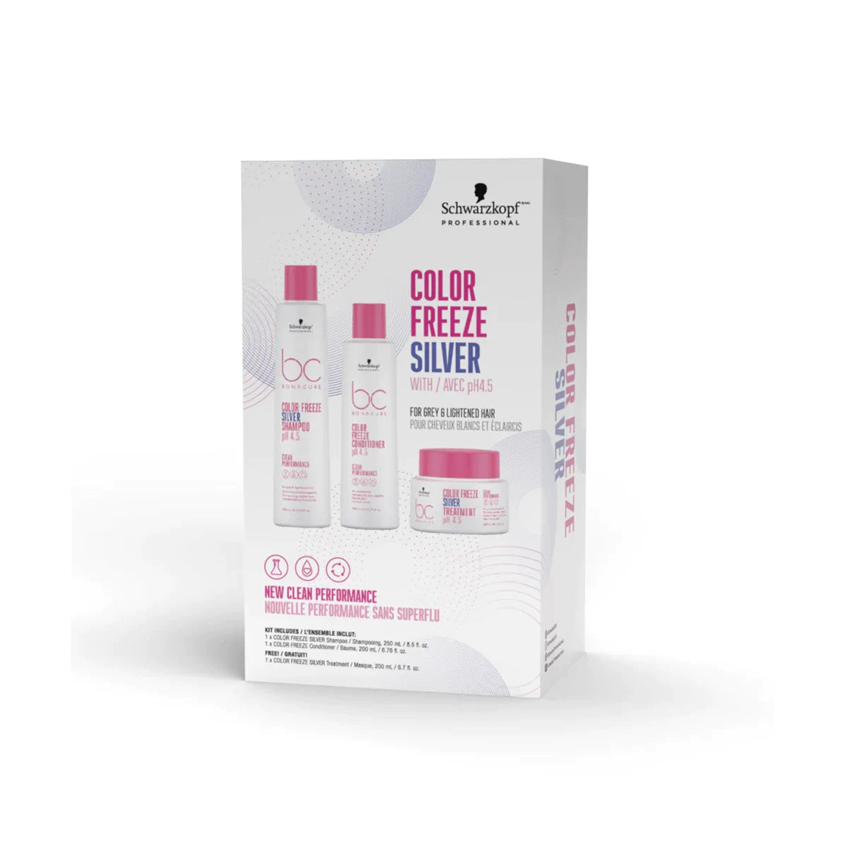 Schwarzkopf - BC Color Freeze Clean Silver Holiday Gift